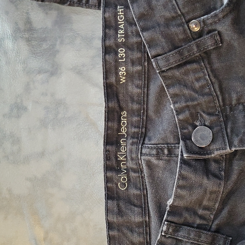 Calvin Klein faded black jeans